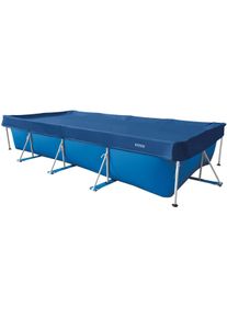 Pool-Abdeckplane Intex "Deluxe", blau, B:220cm L:450cm, Polyethylen (PE), Planen, Pool-Abdeckplane, 220x450 cm