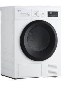 LG W&auml;rmepumpentrockner "RT80B2", Energieeffizienz: D, wei&szlig;, B:60cm H:85cm T:60cm, Trockner, Sicherheitsglast&uuml;r, W&auml;rmepumpentrockner