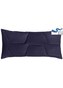 Microfaserkissen OTTO HOME "Microlux Kopfkissen 40x80 cm, 80x80 cm", blau, B:40cm L:80cm, Bezug: 100% Polyester. F&uuml;llung: 100% Polyester, Kopfkissen, Microfaserkissen, Kissen, in den Farben: wei&szlig;, blau, rosa & gr&uuml;n