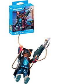 Konstruktions-Spielset Playmobil "Schatten-Held (71835), Heroes", blau (bunt), Spielbausteine, Kinder, Kunststoff, Konstruktions-Spielset