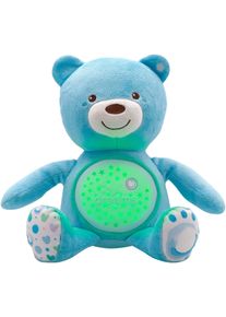 Kuscheltier Chicco "First Dreams Baby B&auml;r, Hellblau", blau (hellblau), Pl&uuml;schfiguren, KinderH:30cm, Pl&uuml;sch, Kuscheltier, mit Lichtprojektion und Soundfunktion, H:30cm