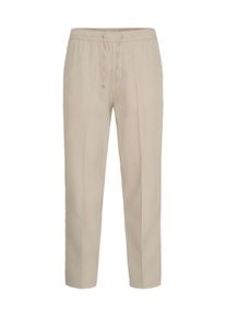 Leinenhose Casual Friday "Leinenhose CFPilou Linen Mix", Herren, Gr. L (32), L&auml;nge 32, beige (island fossil), Obermaterial: 35% Polyester PES. 22% Baumwolle CO. 22% Leinen LI. 19% Viskose CV. 2% Elasthan EL., Hosen Leinenhose