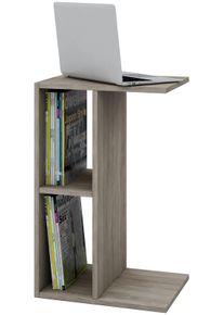 Couchtisch Vcm "Holz Beistelltisch Couchtisch Sofatisch Nachto", braun (sonoma, eiche (s&auml;gerau)), B:40cm T:30cm, Tische, Couchtisch