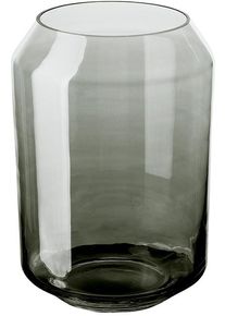 Tischvase Fink "ORELIA", grau, H:28cm &Oslash;:20cm, Glas, Vasen, Tischvase, aus Glas, auch als Windlicht verwendbar