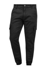 Cargohose INDICODE "Cargohose IDBromfield", Herren, Gr. XL, N-Gr, schwarz, Obermaterial: 98% Baumwolle CO. 2% Elasthan EL., Hosen Cargohose