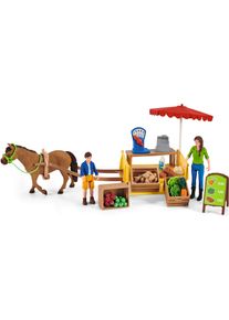 Spielwelt Schleich "FARM WORLD, Mobiler Farm Stand (42528)", bunt, Spielfigurenwelten, Kinder, Kunststoff, Spielwelt