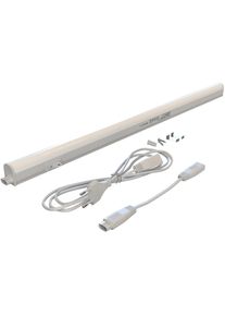 Briloner Leuchten LED Unterbauleuchte "2379086 TOOK", schwarz, Leuchten, LED Lichtleiste, 58,5x2,2x3cm, Wei&szlig;, 8W, K&uuml;che, Schrank, Unterschrank, LED Unterbauleuchte