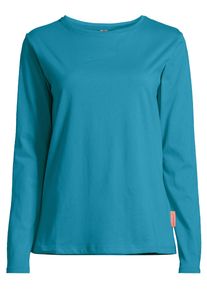 Sweatshirt SALZHAUT "Sweatshirt KANT", Damen, Gr. S, blau (fjord), Obermaterial: 100% Baumwolle CO., Sweatshirts Sweatshirt