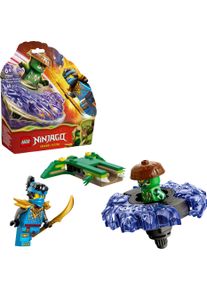 Konstruktionsspielsteine Lego "Nya vs. Mutationsmonster-Spinner (71849), Lego Ninjago", bunt, Spielbausteine, Kinder, Kunststoff, Konstruktionsspielsteine