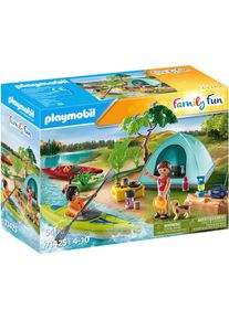 Konstruktions-Spielset Playmobil "Zelten (71425), Family & Fun", bunt, Spielbausteine, Kinder, Kunststoff, Konstruktions-Spielset