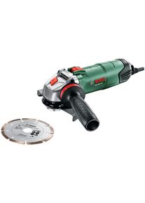 Bosch Home and Garden Winkelschleifer BOSCH HOME & GARDEN "PWS 850-125", gr&uuml;n (wei&szlig;, neutral), B:26,3cm H:7,6cm L:10,4cm, Schleifmaschinen, Winkelschleifer, mit Diamanttrennscheibe