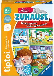 Puzzle Ravensburger "tiptoi Mein Zuhause", bunt, Puzzles, Kinder, Kunststoff, Pappe, Puzzle, Made in Europe