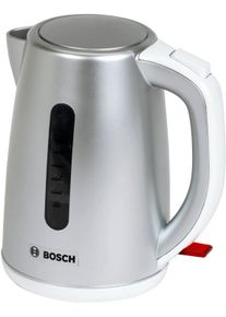Kinder-Wasserkocher klein "Bosch - Happy", silber (silberfarben), Spielzeug-Haushaltsger&auml;te, KinderB:12cm H:13cm T:15cm, Kunststoff, Kinder-Wasserkocher, B:12cm H:13cm T:15cm