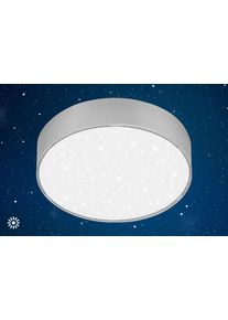 Briloner Leuchten Aufbauleuchte "FLAME STAR", silber (wei&szlig;, neutral), Leuchten, Aufbauleuchte