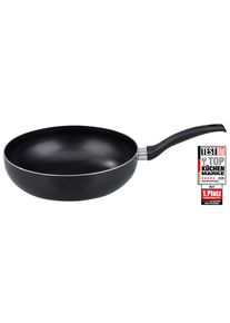 Wok ELO "Ducto Wok- und Pastapfanne", schwarz, H:7cm &Oslash;:20cm, Pfannen, Wok, Induktion