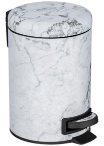Kosmetikeimer Wenko "Onyx", schwarz, B:17cm H:25cm T:22,5cm, Stahl, M&uuml;lleimer, Kosmetikeimer