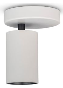 Paco Home Wandleuchte "TIMO RD", schwarz-wei&szlig; (wei&szlig;), 1, &Oslash; 5,7cm H: 12,7cm, Leuchten, Wandleuchte