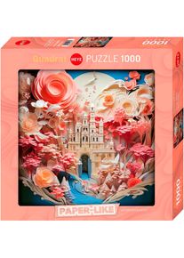 Puzzle Heye "White Castle / Paper-Like", bunt, Puzzles, KinderB:65cm H:65cm, Pappe, Motiv, Puzzle, Made in Germany, B:65cm H:65cm