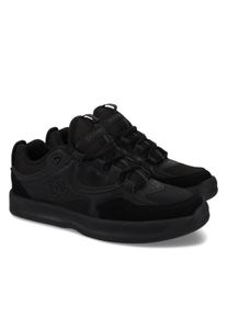 Skateschuh DC Shoes "Kalynx Zero", Herren, Gr. 8(40,5), schwarz (schwarz, schwarz, schwarz), Obermaterial:Obermaterial: Leder (Kuh) / Futter: Textil / Au&szlig;ensohle: Gummi;, Schuhe Skateschuh