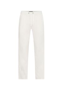 Leinenhose Blend "Leinenhose BHLikas", Herren, Gr. 33/34, L&auml;nge 34, wei&szlig; (snow wei&szlig;), Obermaterial: 55% Leinen LI. 45% Viskose CV., Hosen Leinenhose