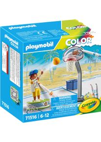 Konstruktions-Spielset Playmobil "Skater mit Basketball (71516), Color", bunt, Spielbausteine, Kinder, Kunststoff, Konstruktions-Spielset, Made in Europe
