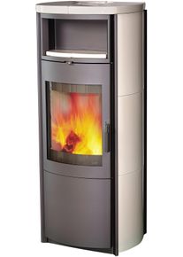 Kaminofen Hark "&raquo;Nika EcoPlus creme-wei&szlig;&laquo;", wei&szlig; (grau), Kamin&ouml;fen, Kaminofen