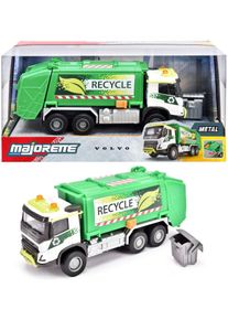 Spielzeug-M&uuml;llwagen Majorette "Volvo FMX Garbage Collector", gr&uuml;n, Spielzeugfahrzeuge, KinderT:19cm, Kunststoff, Spielzeug-M&uuml;llwagen, T:19cm