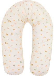 Stillkissen fillikid, Baby, Gr. B/H/L: 190cm, rainbows beige, Baumwolle, Funktionskissen Stillkissen, Made in Europe