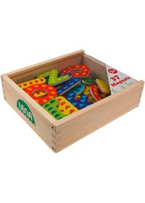 Magnet LENA "Buchstaben", bunt, Magnete, KinderH:4,5cm, Magnet, H:4,5cm