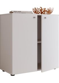 Kommode Vcm "Holz Kommode Sideboard Anrichte Vandol 1 Dreht&uuml;ren", wei&szlig;, B:70cm T:36cm, Sideboards, Kommode