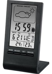 Innenwetterstation Hama "LCD-Thermo-/Hygrometer "TH-100", schwarz, Wetterstationen, Innenwetterstation