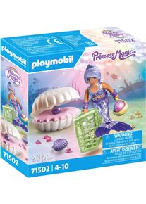Konstruktions-Spielset Playmobil "Meerjungfrau mit Perlmuschel (71502), Princess Magic", bunt, Spielbausteine, Kinder, Kunststoff, Konstruktions-Spielset, Made in Europe