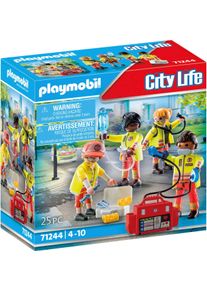 Konstruktions-Spielset Playmobil "Rettungsteam (71244), My City Life", bunt, Spielbausteine, Kinder, Kunststoff, Konstruktions-Spielset, Made in Europe
