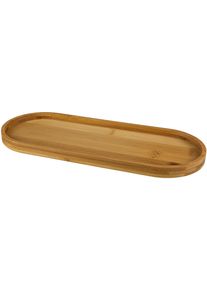 Dekoschale Kleine Wolke "Dash Tray", beige (natur), B:27,5cm H:1,5cm T:11cm, Bambus, Dekoschalen, Dekoschale