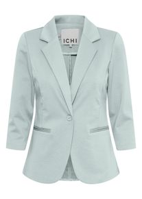 Blusenblazer Ichi "Blazer IHKATE", Damen, Gr. M, schwarz, Obermaterial: 74% Polyester PES. 22% Viskose CV. 4% Elasthan EL., Blazer Blusenblazer