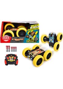 RC-Auto DICKIE TOYS "RC Fire 'n Frost Flippy, RTR", schwarz (schwarz, gelb), Fernlenkfahrzeuge, Kinder, Kunststoff, RC-Auto