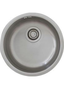 Einbausp&uuml;le respekta, silber, B:44,6cm, Edelstahl, K&uuml;chensp&uuml;len, Einbausp&uuml;le
