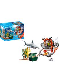 Konstruktions-Spielset Playmobil "Schatzsuche mit U-Boot (71860), Action Heroes", bunt, Spielbausteine, Kinder, Kunststoff, Konstruktions-Spielset, Made in Europe