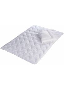 Kinderbettdecke + Kopfkissen Jekatex "Kids, 2-tlg, strapazierf&auml;hig und pflegeleicht", Kinder, Gr. B/L: 100cm x 135cm Anzahl Teile 1, B/L: 40cm x 60cm Anzahl Teile 1, Bezug: Kunstfaser F&uuml;llung: Kunstfaser, normal, wei&szlig;, Bezug: 100% Polyester. F&uuml;llung: 100% Polyester, Bettwaren-Sets Kinderbettdecke + Kopfkissen, Decke mit Kissen, besonders kuschelig und leicht