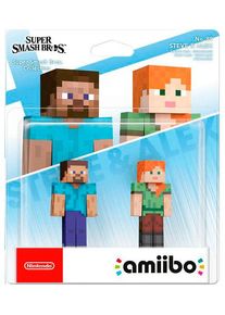 NINTENDO SWITCH Spielfigur "amiibo Steve & Alex - Super Smash Bros. Collection", bunt, Spielfiguren, Spielfigur