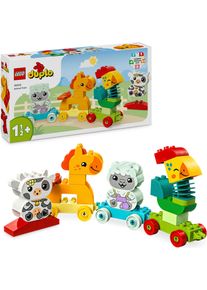 Konstruktionsspielsteine Lego "Tierzug (10412), DUPLO My First", bunt, Spielbausteine, Baby, Kunststoff, Konstruktionsspielsteine, Made in Europe