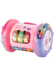 Lernspielzeug Vtech "Vtech Baby, 3in1 Rollende Entdecker-Trommel", rosa (pink), Lernspielzeug, BabyB:19cm H:14cm, Kunststoff, Lernspielzeug, B:19cm H:14cm