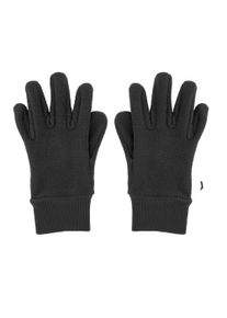 Fleecehandschuhe MaxiMo, Jungen, Gr. 7, schwarz, Fleece, Kunstfaser, unifarben, Handschuhe Fleecehandschuhe, Boucle-Optik, Strickb&uuml;ndchen, basic, weich, f&uuml;r alle Aktivit&auml;ten