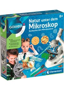 Experimentierkasten Clementoni "Galileo, Natur unter dem Mikroskop", wei&szlig;, neutral, Experimentierk&auml;sten, Kinder, Experimentierkasten