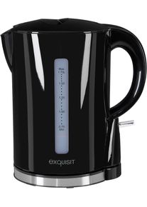 Exquisit Wasserkocher "WK 3102 swi", schwarz, B:21,8cm H:23,8cm T:13,5cm, Wasserkocher, Wasserkocher
