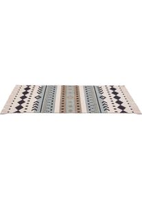 Badematte Wenko "Bere", schwarz (creme, hellblau, schwarz), H:7mm, Badematten, Badematte, BxL: 50 x 80 cm