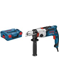 Schlagbohrmaschine Bosch Professional "GSB 21-2 RCT", blau, Bohrmaschinen, Schlagbohrmaschine, mit Handwerkerkoffer