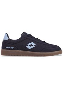 Sneaker Lotto, Damen, Gr. 43, blau (navy, leuchtendesblau), Synthetik, unifarben mit Farbeinsatz, Schuhe Sneaker, - auch in Kindergr&ouml;&szlig;en erh&auml;ltlich