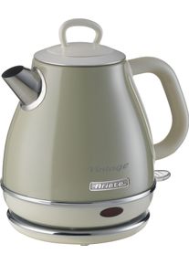 Ariete Wasserkocher "2868CR Vintage 1 L beige", beige, B:14cm H:22cm T:16,5cm, Wasserkocher, Wasserkocher