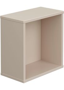 Wandregal Paidi "Wandbox Q", beige (cashmere, beige), B:35cm H:35cm T:18,7cm, Holzwerkstoff, Regale, Wandregal, viele Farbvarianten
